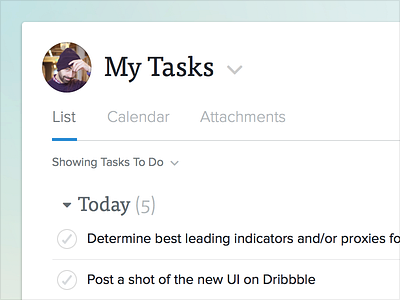 My Tasks