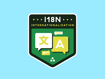 i18n Patch green language patch sticker