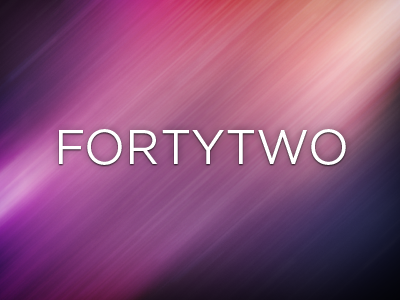 Forty Two 42 fortytwo ios ipad iphone wallpaper