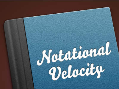 Notebook alternate icon leather notational quick study velocity wip