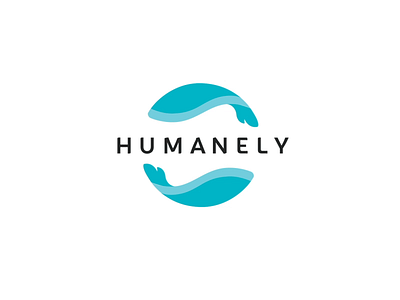 Humanely animation app blue case study design logo motion typography ui ux