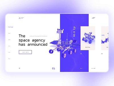 Machine Tech animation blue branding case study clean design motion ui ux webdesign