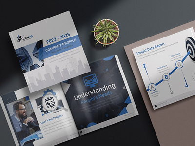 Company Profile | Square | Brochure Template