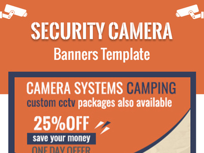 Security Camera Banners ad banners banners ads building coverage business camera cctv cctv camera clean cool corporate digital marketing hidden camera marketing multipurpose business office promotion security security camera social media