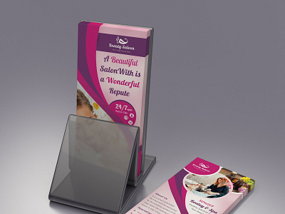 Spa Beauty Salon Rack Card Dl Flyer Design 4x9 template ad bamboo brochure business card candle dl flyer event event flyer flower flowers flyer indesign martini massage rack card rack card design relax roll up shaping