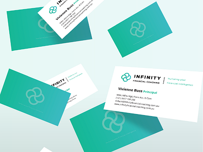 Infinity Financial Coaching - Identity branding cards creative graphicdesign ibay identity logo marketing