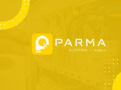 Parma Elektrik - Kablo consept design flat grafik tasarım graphicdesign icon illustrator logo logo design vector