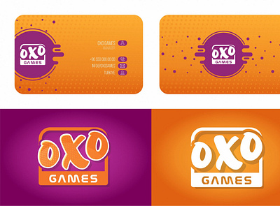 Oxo Games consept flat grafik tasarım graphicdesign illustration logo logo design logodesign