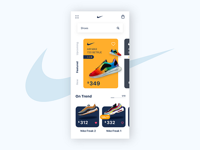 Nike Shoes 👟 App Design