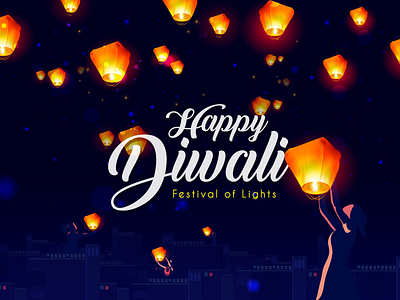 Happy Diwali celebration diwali festival friends good vibes happiness home indian lights night people sky wish card wishes