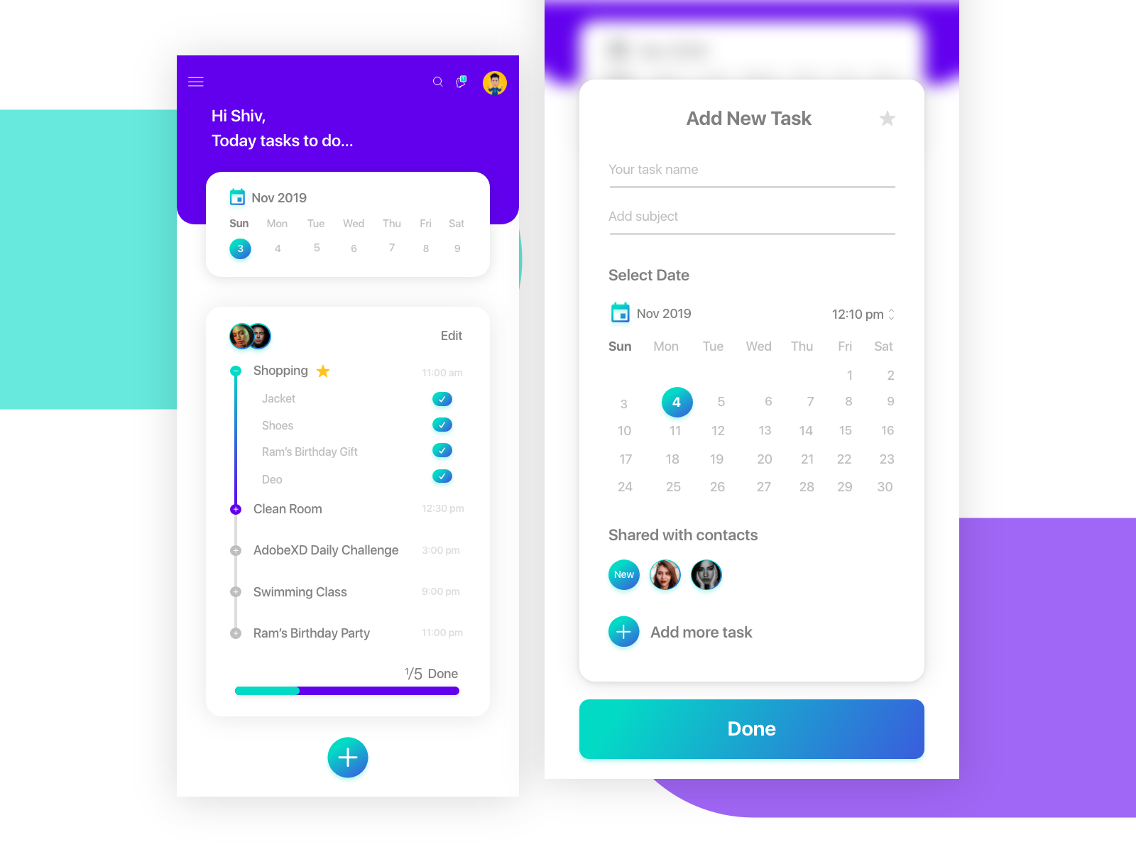 Daily Task Manager by Shiva Prajapati on Dribbble
