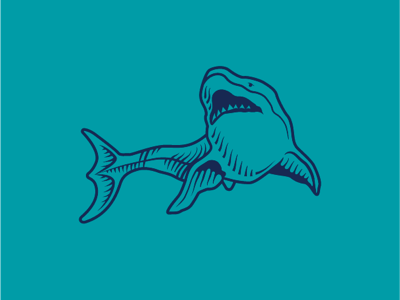 Shark Icon animal design icon illustration logo shark weekly challenge weekly warm up