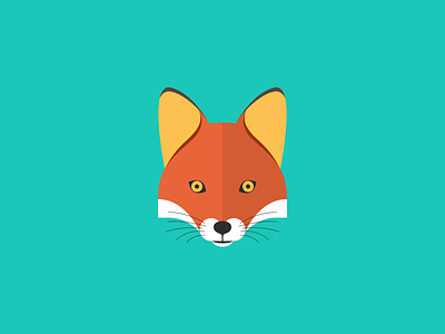 Mr. Fox bohemian sketch canine doodle fox illustration vector