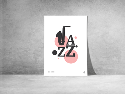 Jazz poster app art challenge clean colour design desktop illustration mobile responsive