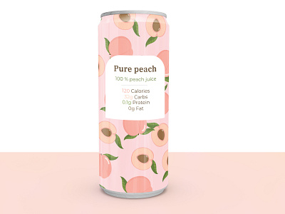 Peachy art branding challenge clean design fun graphic design illustration