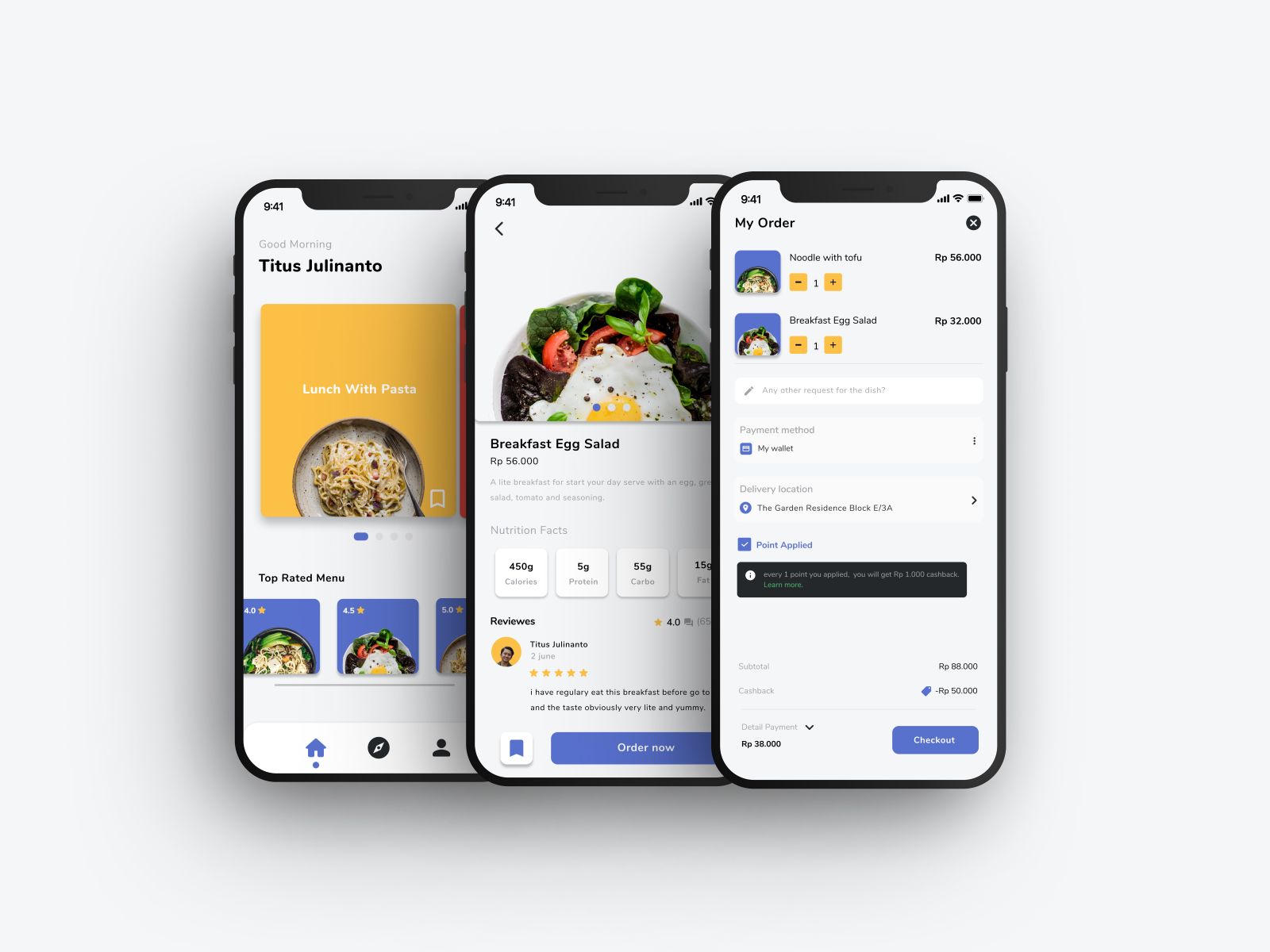 Exploration - Healthy Catering App By Ahmad Nadzir On Dribbble