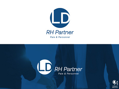 LD RH Parner Logo branding design flat flatdesign illustration logo vector