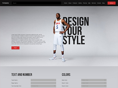 Jersey Design Website joyson landingpage ui ui design web design website websitedesign