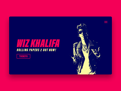 Wiz Khalifa - Website Concept