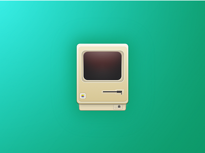 Macintosh 128K apple icon illustration mac macintosh macintosh 128k sketch 3 vector