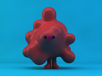 Hello There! 3d c4d character design illustration maya