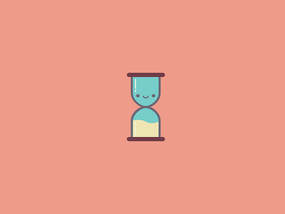 Hourglass Icon 64x64 aniconaday character flat design flat icon hourglass icon sand clock time