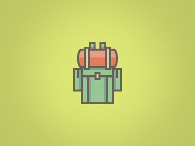 Backpack Icon 64by64 64x64 aniconaday backpack camping design icon