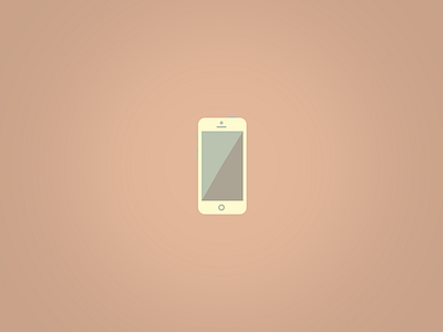 iPhone Icon. 64by64 64x64 aniconaday apple design flat flat design icon iphone mobile phone