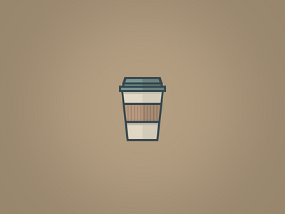 Cappuccino Icon. 64by64 64x64 aniconaday cappuccino coffee design flat flat design icon iconaday