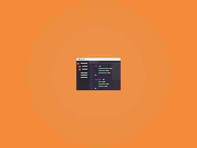 Code Editor Icon. 64by64 64x64 aniconaday code design editor flat icon iconaday sublime sublimetext