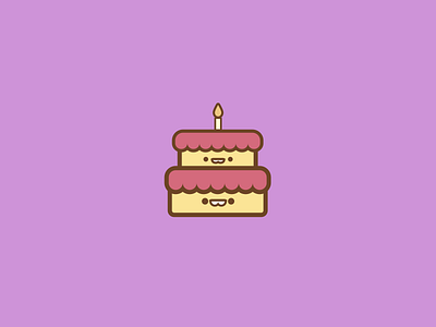 Birthday Cake Icon.