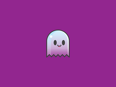Ghost Icon. 64by64 64x64 aniconaday design flat flat design ghost halloween icon october