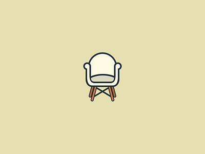 Eames Chair Icon.