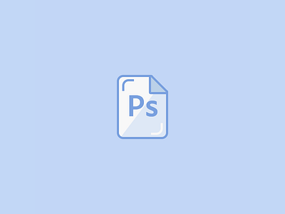 Psd File Icon. 64by64 design file flat icon iconaday photoshop project psd template