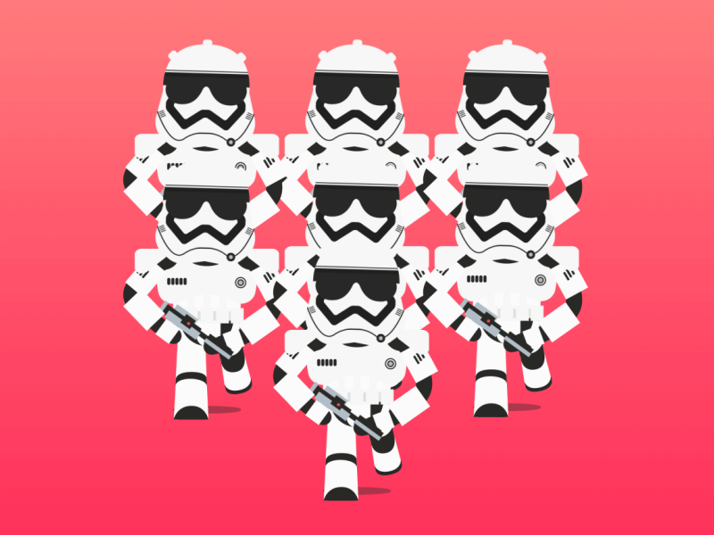 First Order Stormtroopers.