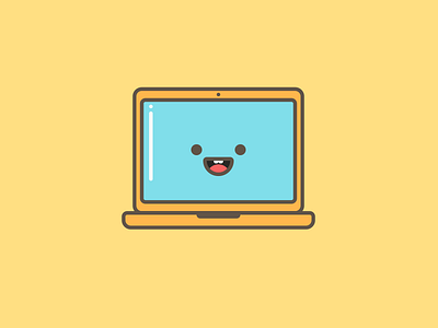 MacBook Icon. 64by64 64x64 design happyicons icon iconaday macbook pro