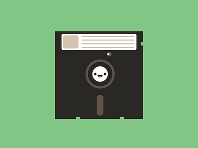 Floppy Disk icon. 64by64 64x64 floppy disk happy icons icon iconaday illustration