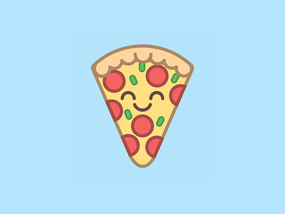 Pizza Slice Icon. 64by64 64x64 happyicons icon icondesign nationalpizzaday