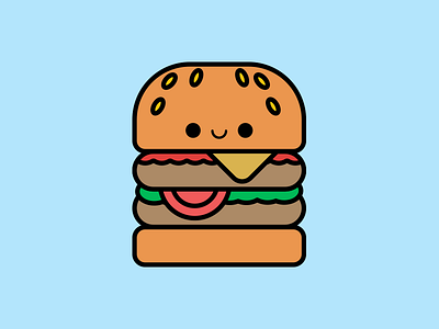 Burger | Sticker Mule burger hamburger illustration sticker