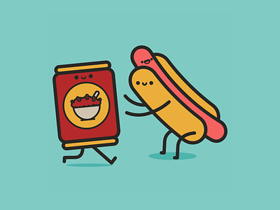 Happy National Chili Day! character chily design hotdog icon icon design illustration