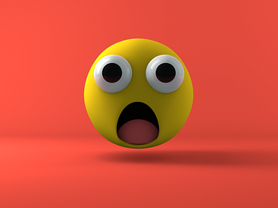 OMG it's Friday Emoji. 3d art design emoji emoticon graphic graphicdesign iconaday iconography illustration outline vector
