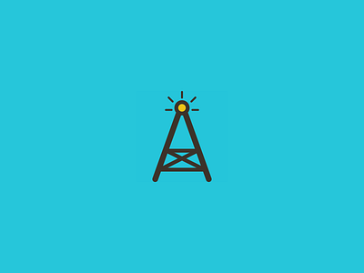 A is for Antenna. 36days a 36daysoftype a antenna art design graphicdesign iconography icons illustration outline vector