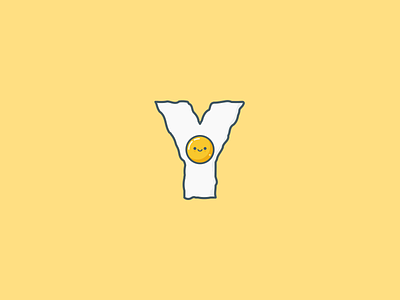 Yolk. 36 Days of Type - Y 36days y 36daysoftype art design graphic graphicdesign iconaday iconography icons illustration outline vector