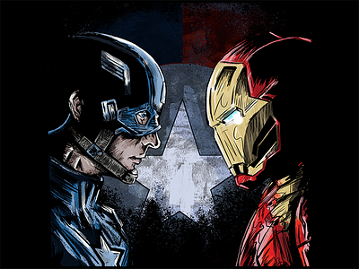 Captain America - Civil War. comicart comics fanart illustration marvel marvelcomics pencil sketch teamcap teamironman