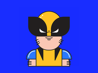 Wolverine - Classic Costume. design graphic graphicdesign iconaday iconography icons illustration outline vector wolverine xmen xmenapocalypse