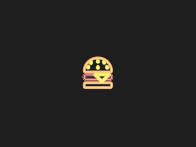 Neon Icons - Burger.