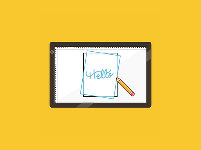 Huion Light Tracer Icon. art design graphicdesign huion iconaday iconography icons illustration lighbox lighpad outline vector