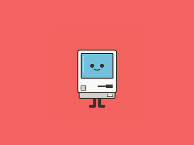 Computer Icon. art computer design graphicdesign happy iconaday iconography icons illustration mac outline vector