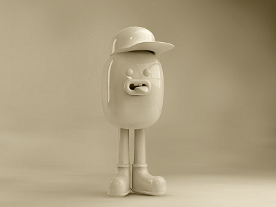 Capboy. 3d 3d design boy cap character character design render shiny