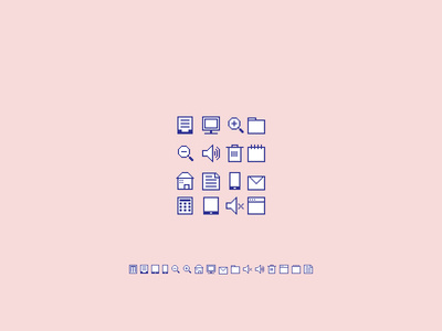 16x16 Pixel Icon set
